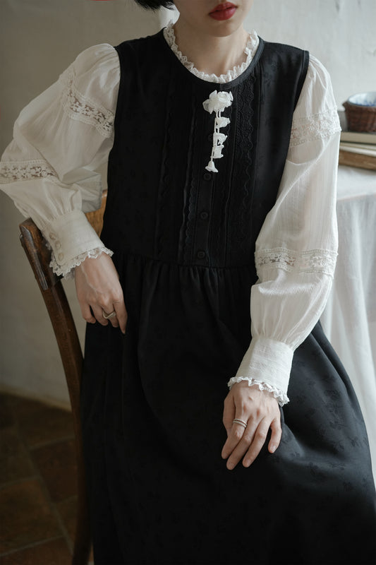 ワンピース(ブローチ別売り)·6518250585/ブラウス·6198200602