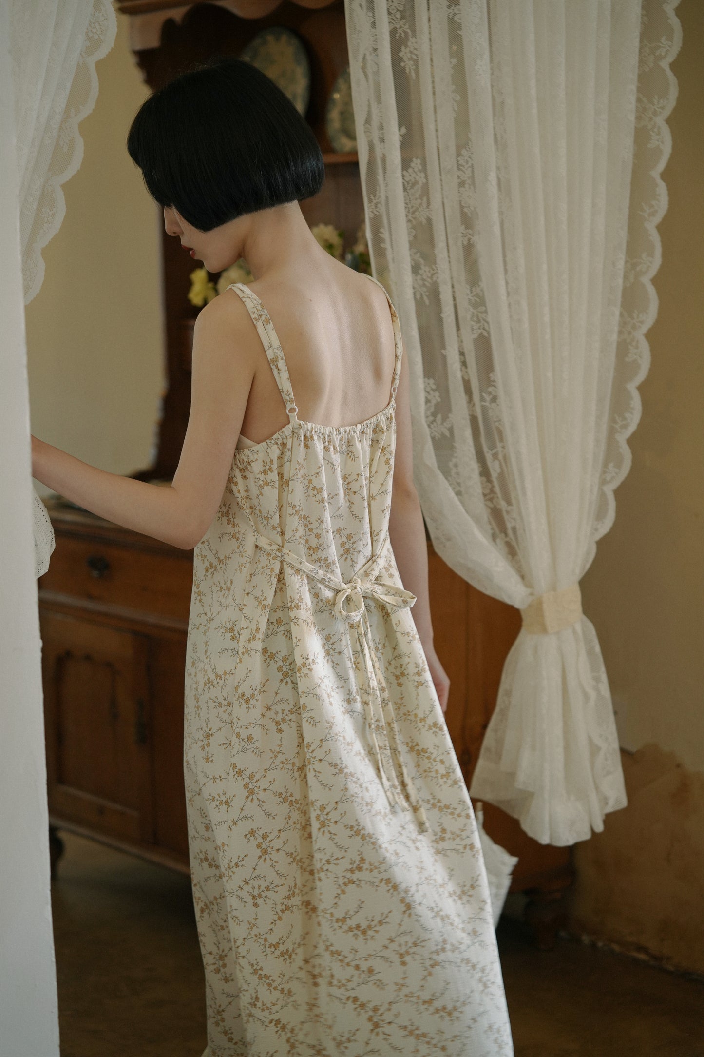 花柄キャミワンピース•1534220201