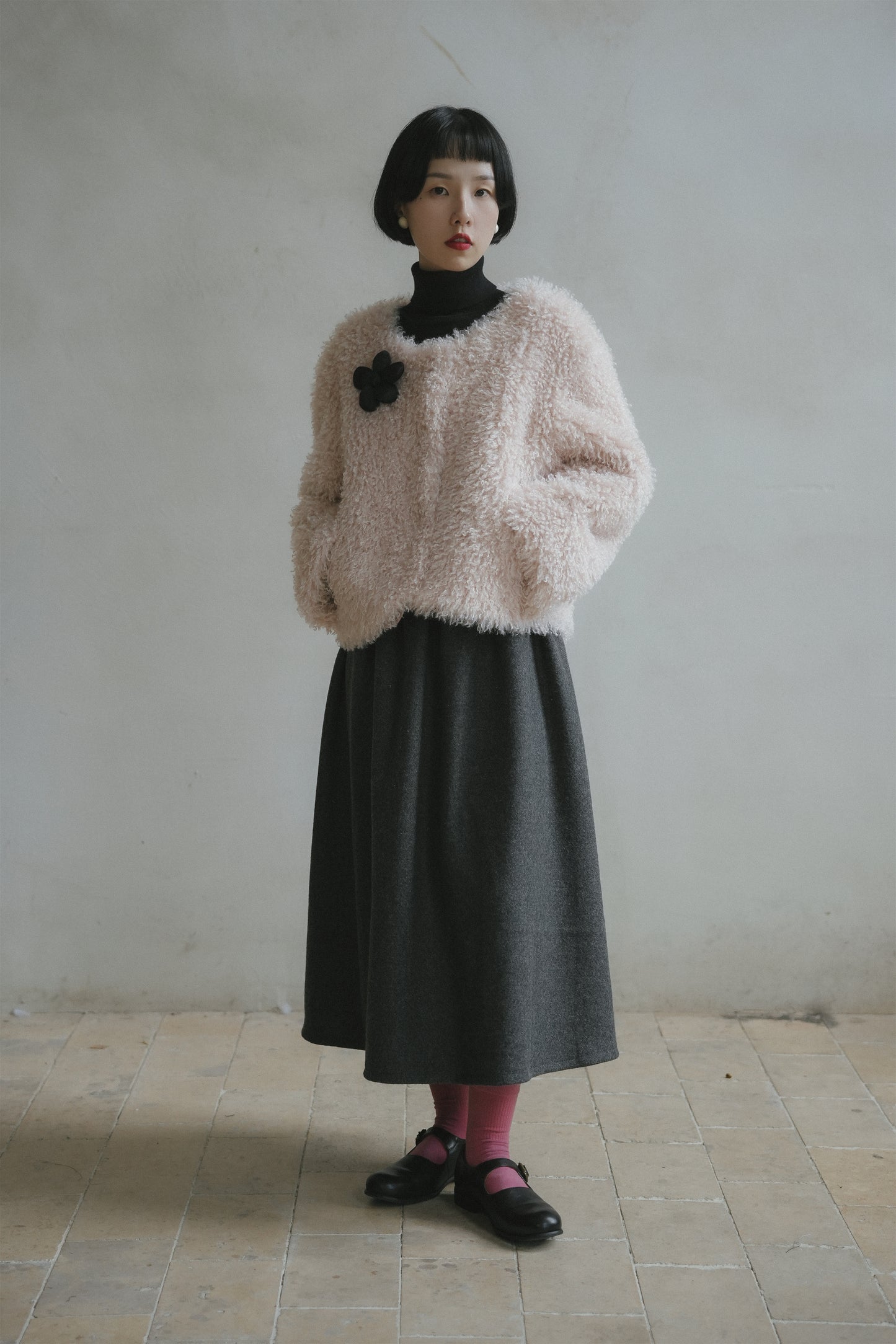 ボアショートブルゾン•9983251112