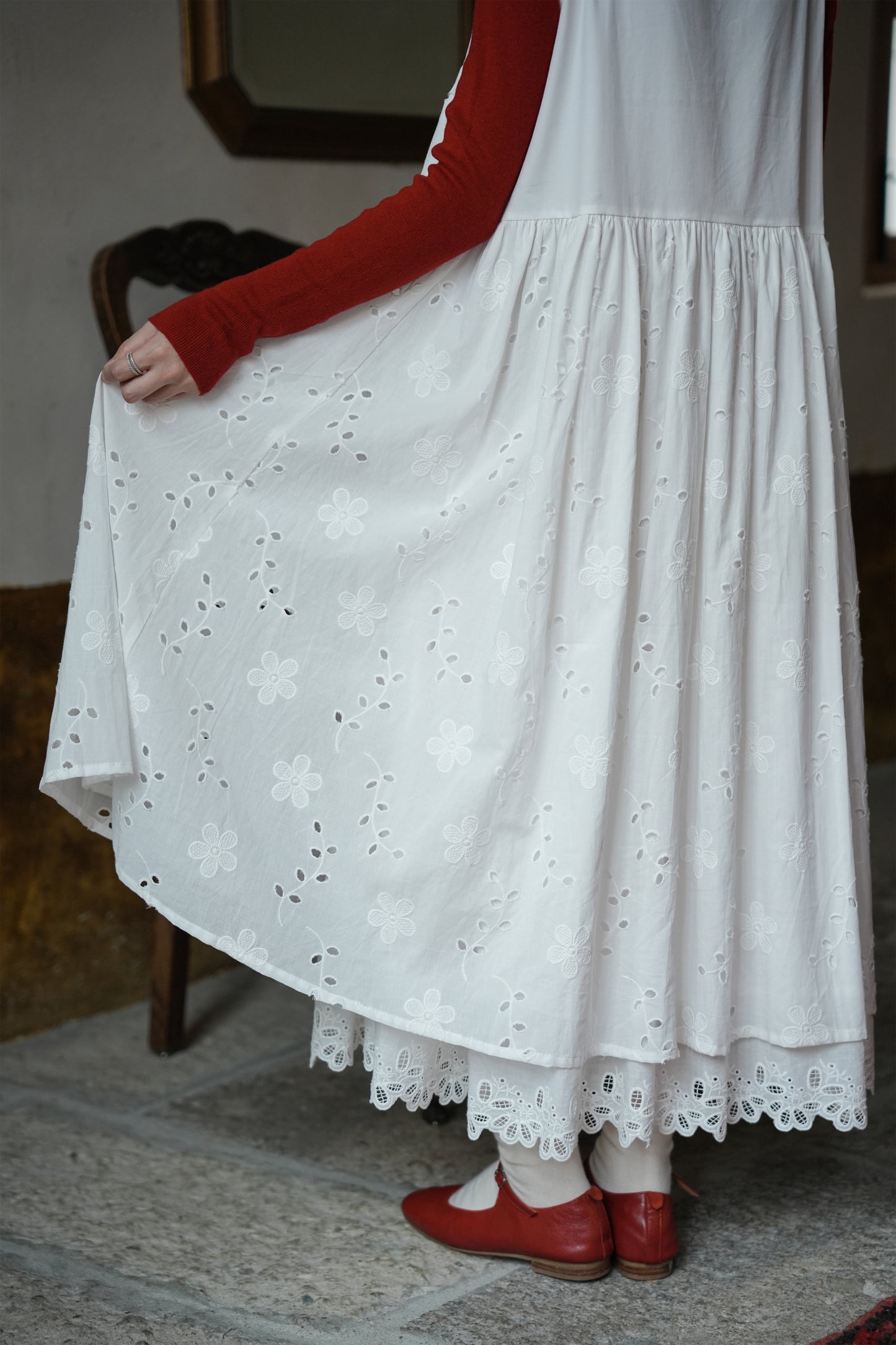 ワンピース•5946250518/ウールニット•7288250565