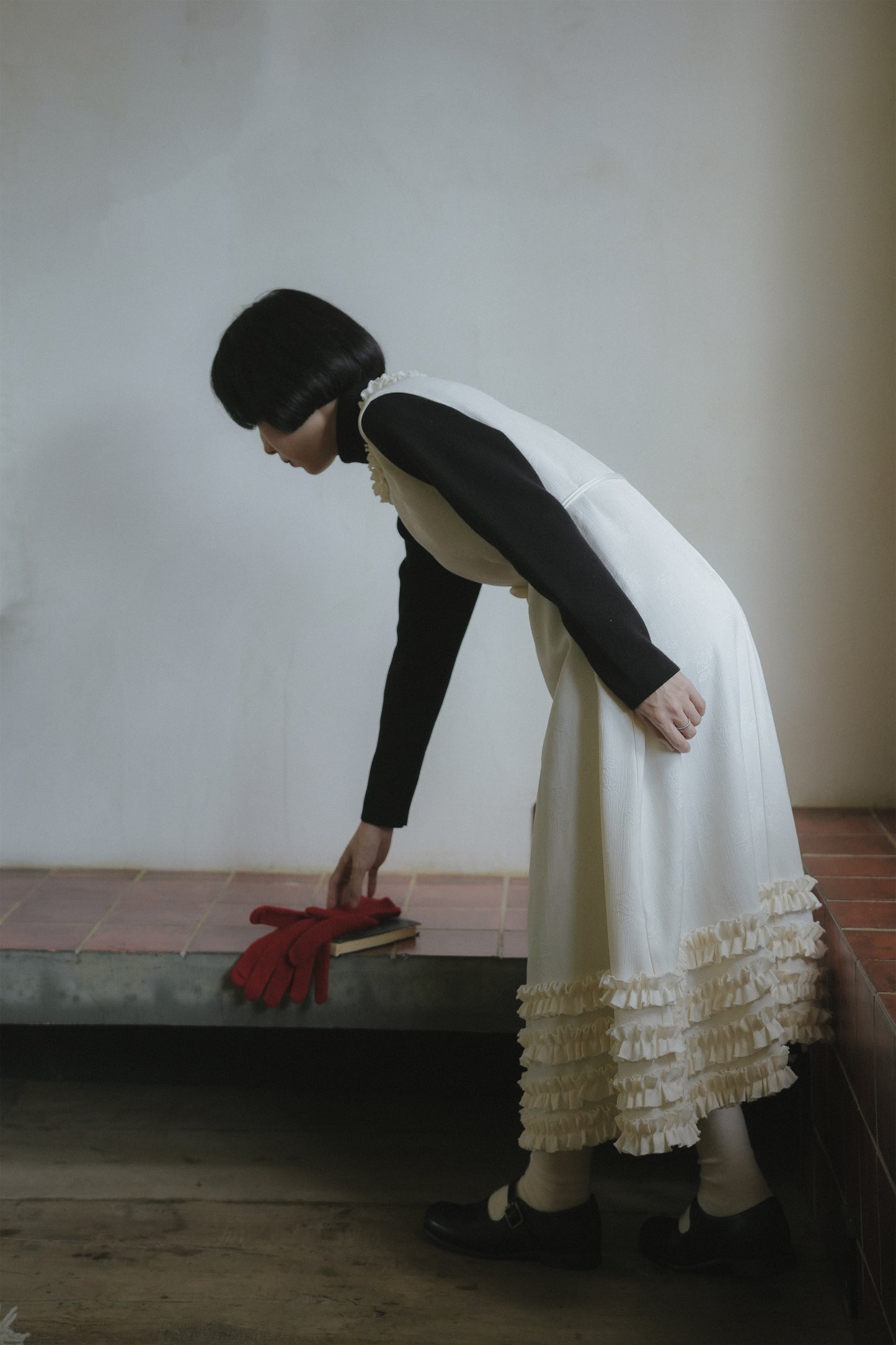 ノースリーブワンピース•7888250910/黒いニットワンピース•9843200905