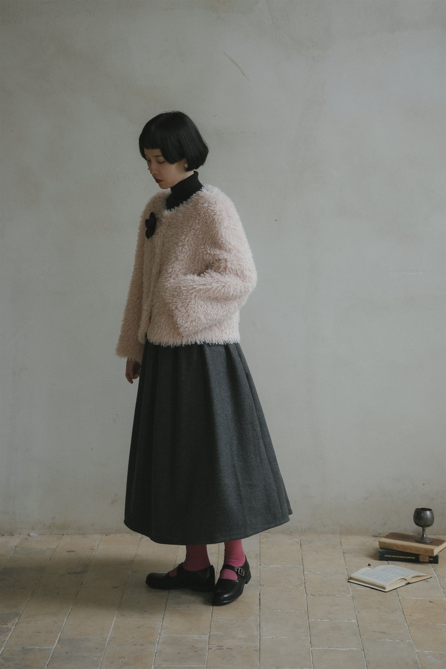 ボアショートブルゾン•9983251112