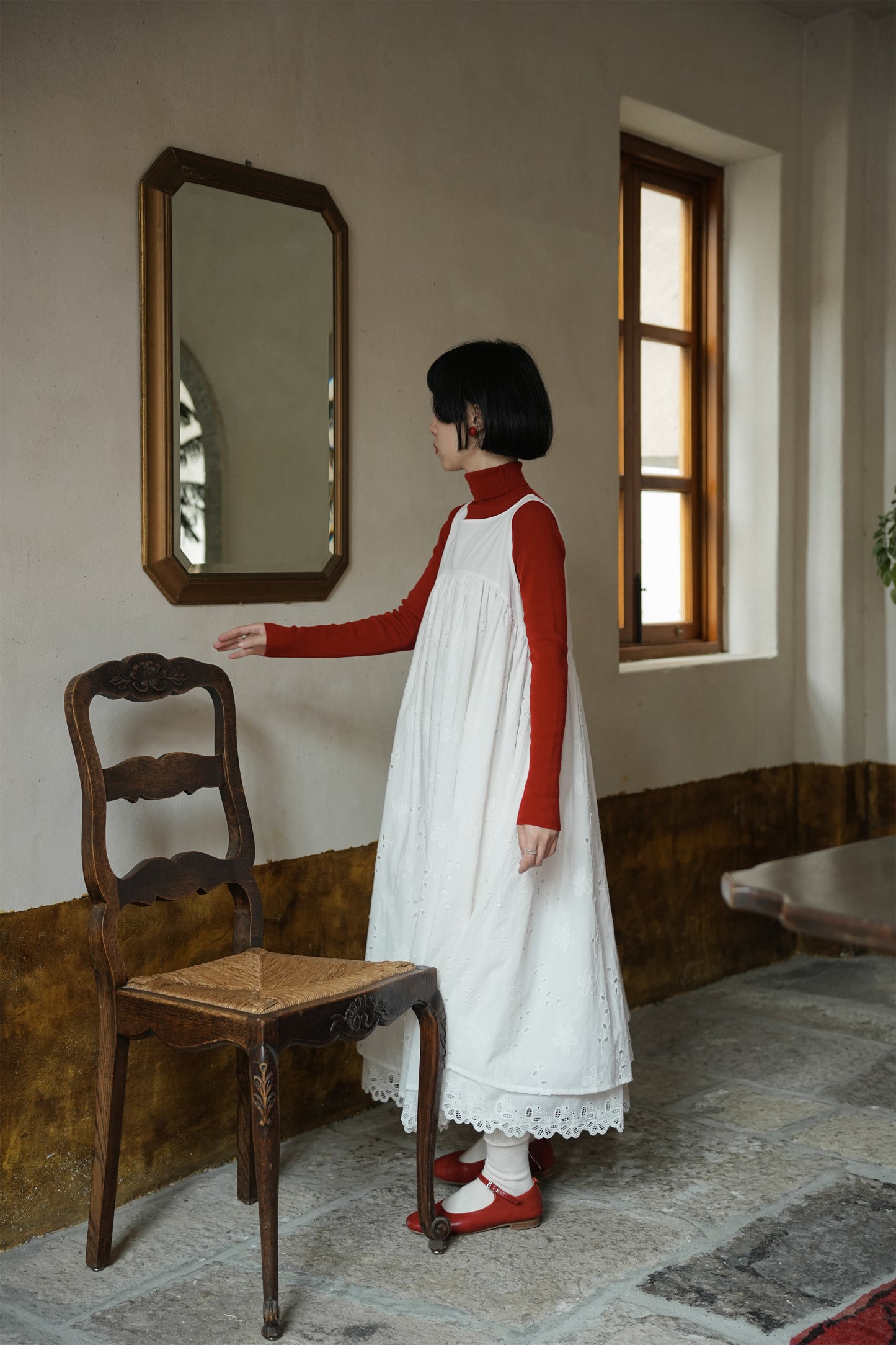 ワンピース•5946250518/ウールニット•7288250565