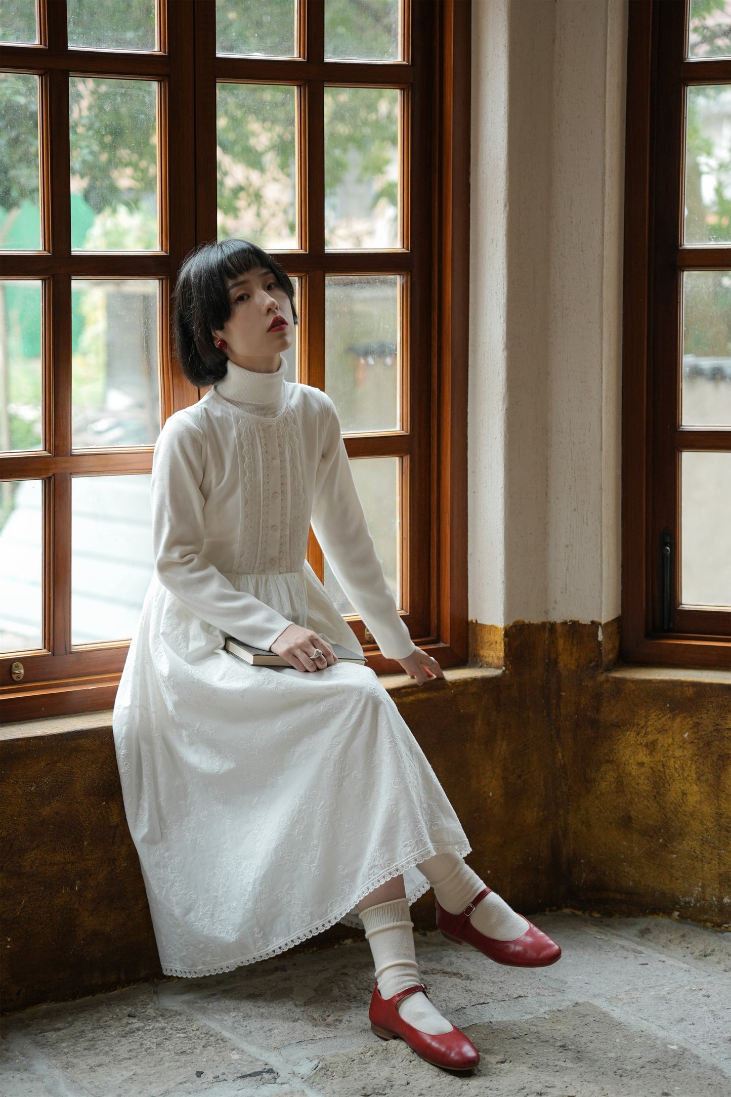 ワンピース•7185250535/ハイネックニットワンピース•9833200904