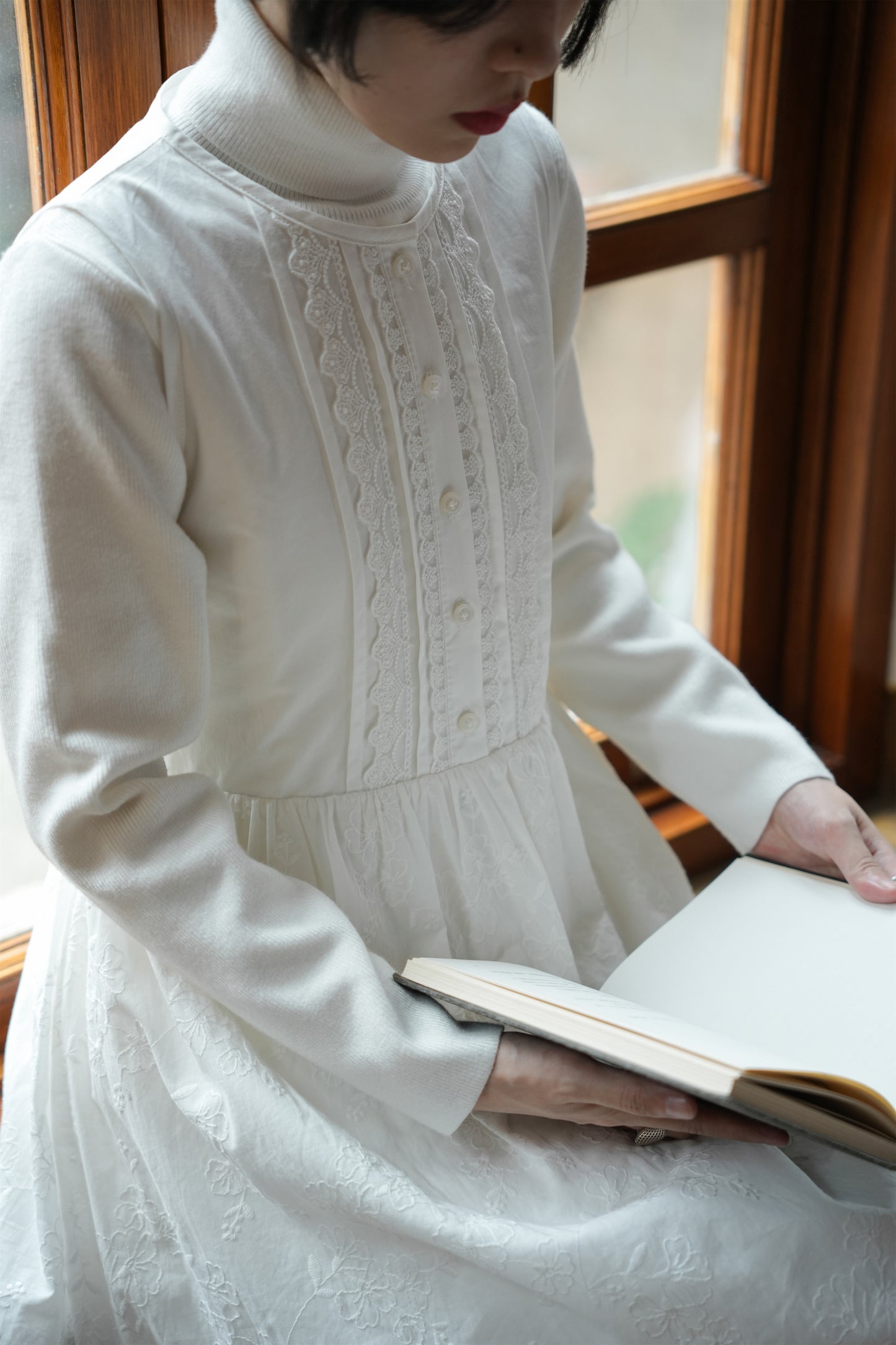 ワンピース•7185250535/ハイネックニットワンピース•9833200904