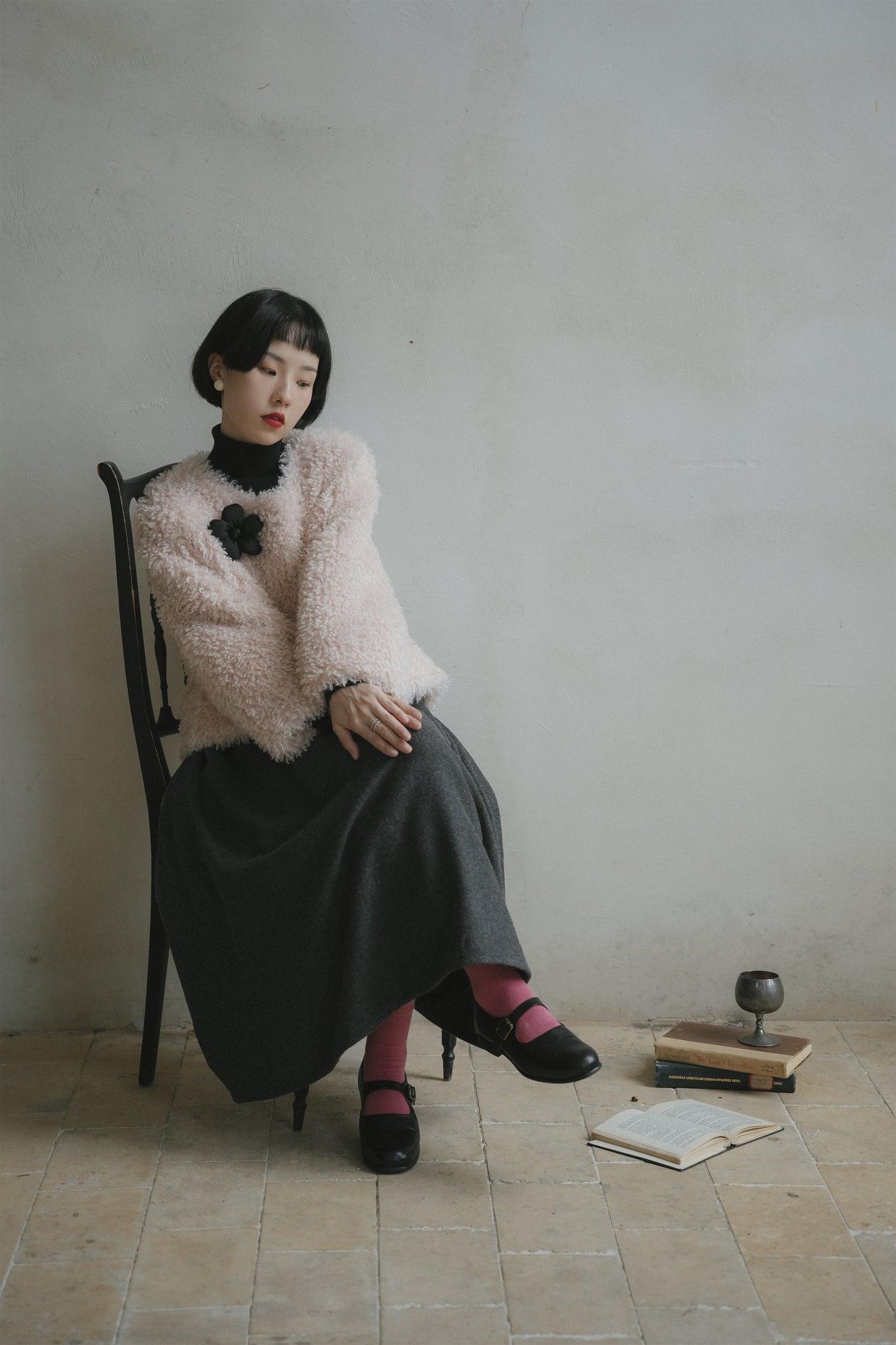 ボアショートブルゾン•9983251112