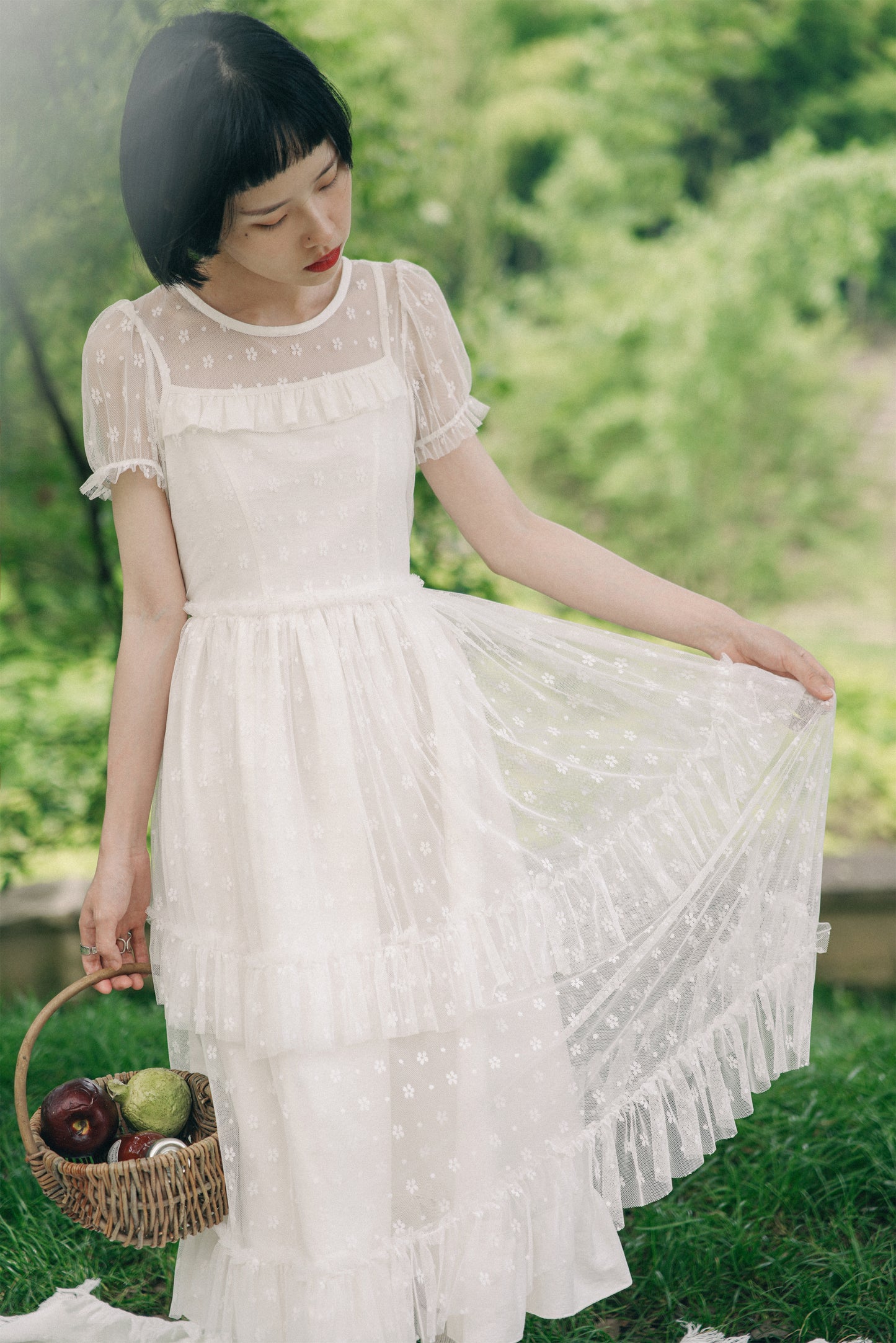 チュールワンピース•6658240501