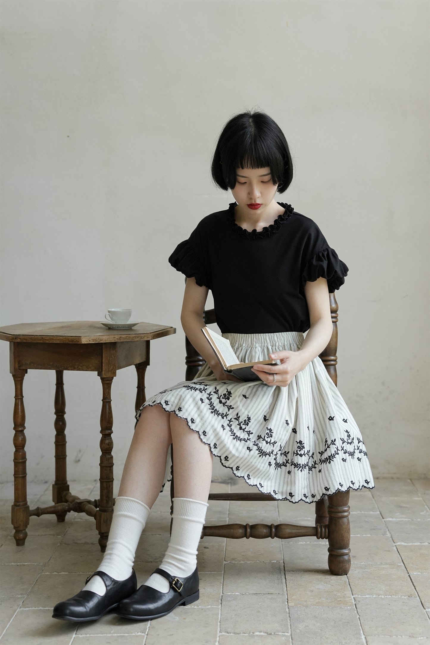Tシャツ•3790251204B/スカート•0521260109
