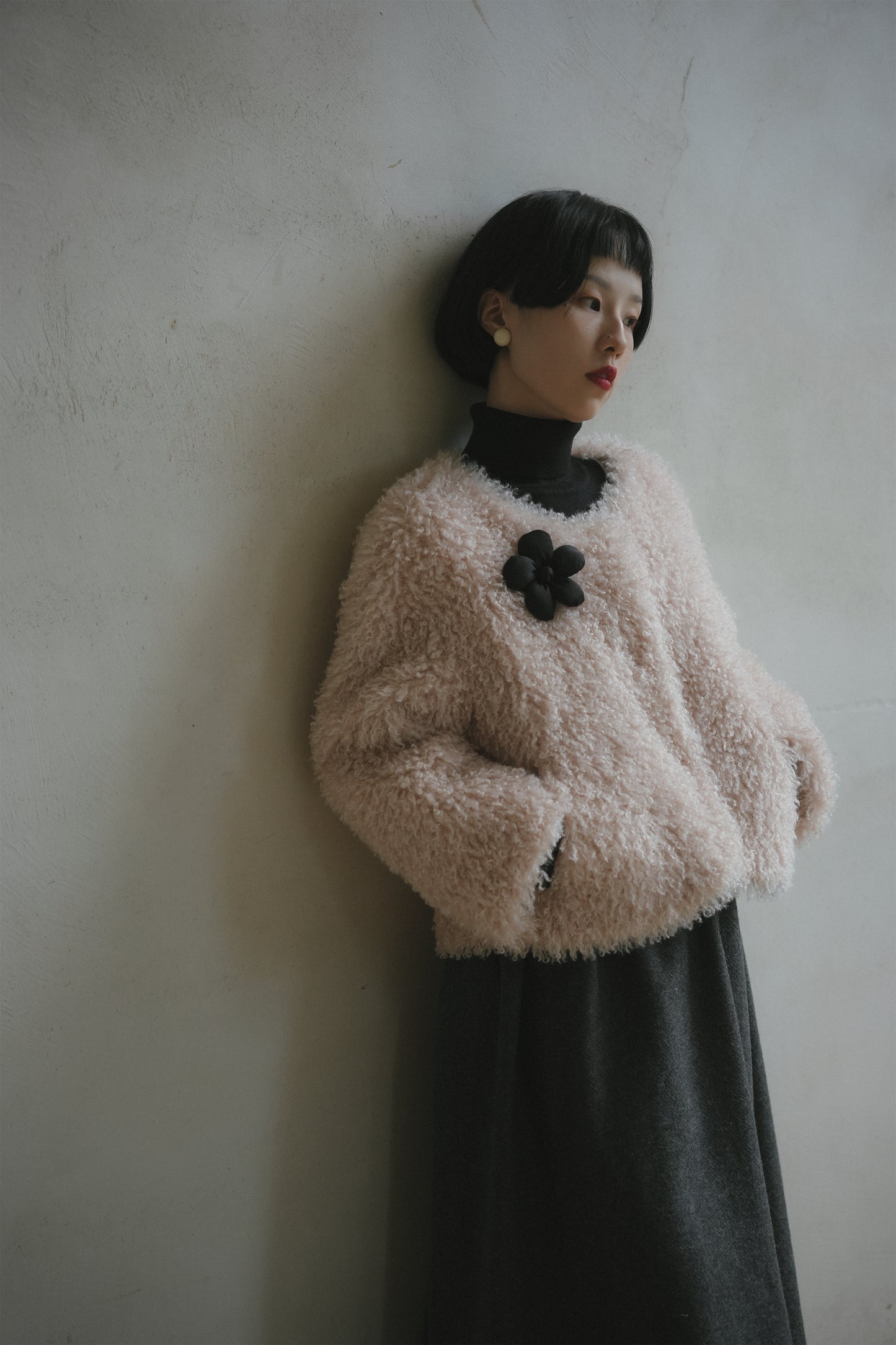 ボアショートブルゾン•9983251112