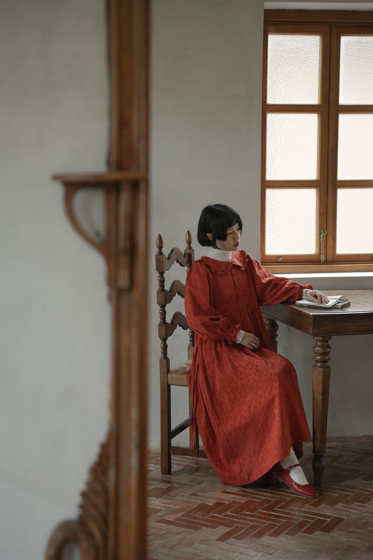 ワンピース•4165250504/ハイネックニットワンピース•9833200904